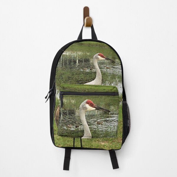 Item preview, Vista View of the Endangered Birds Sandhill Crane by a pond designed and sold by VistaViews.