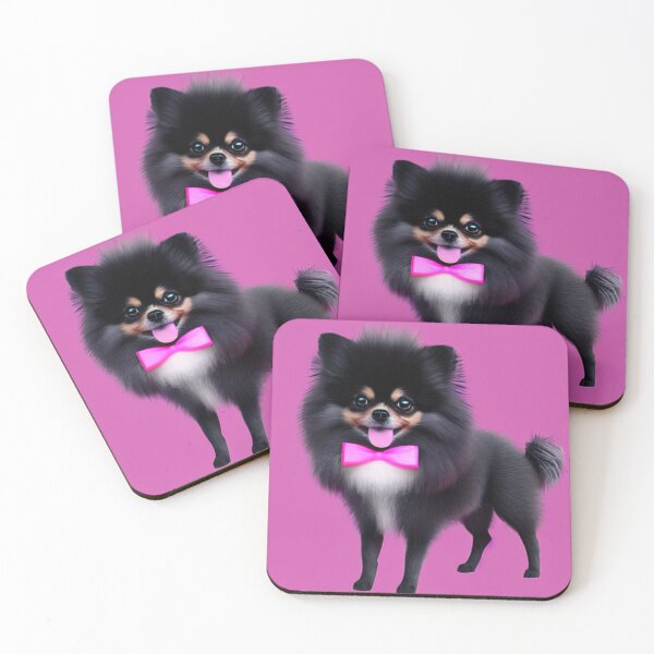 Item preview, Pomeranian on a pink background designed and sold by JustShineBaby.