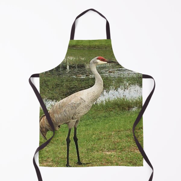 Item preview, Vista View of the Endangered Birds Sandhill Crane by a pond designed and sold by VistaViews.