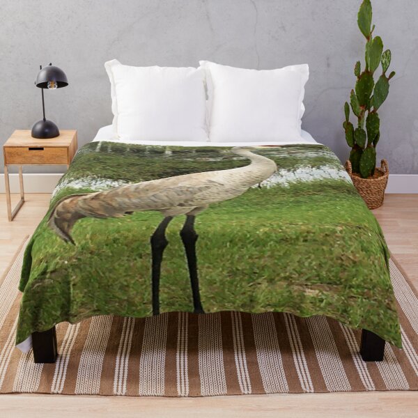 Item preview, Vista View of the Endangered Birds Sandhill Crane by a pond designed and sold by VistaViews.