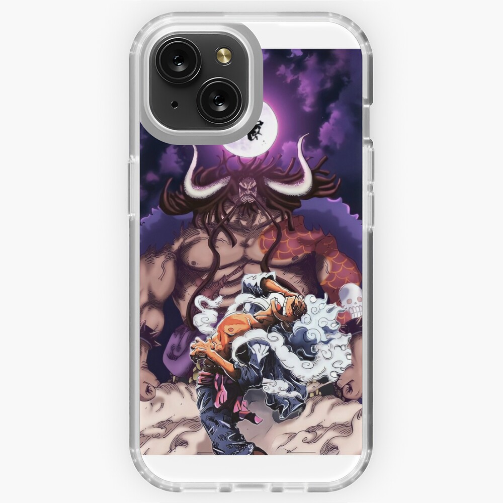 Luffy gear 5 vs Kaido iPhone Case by Mo2o