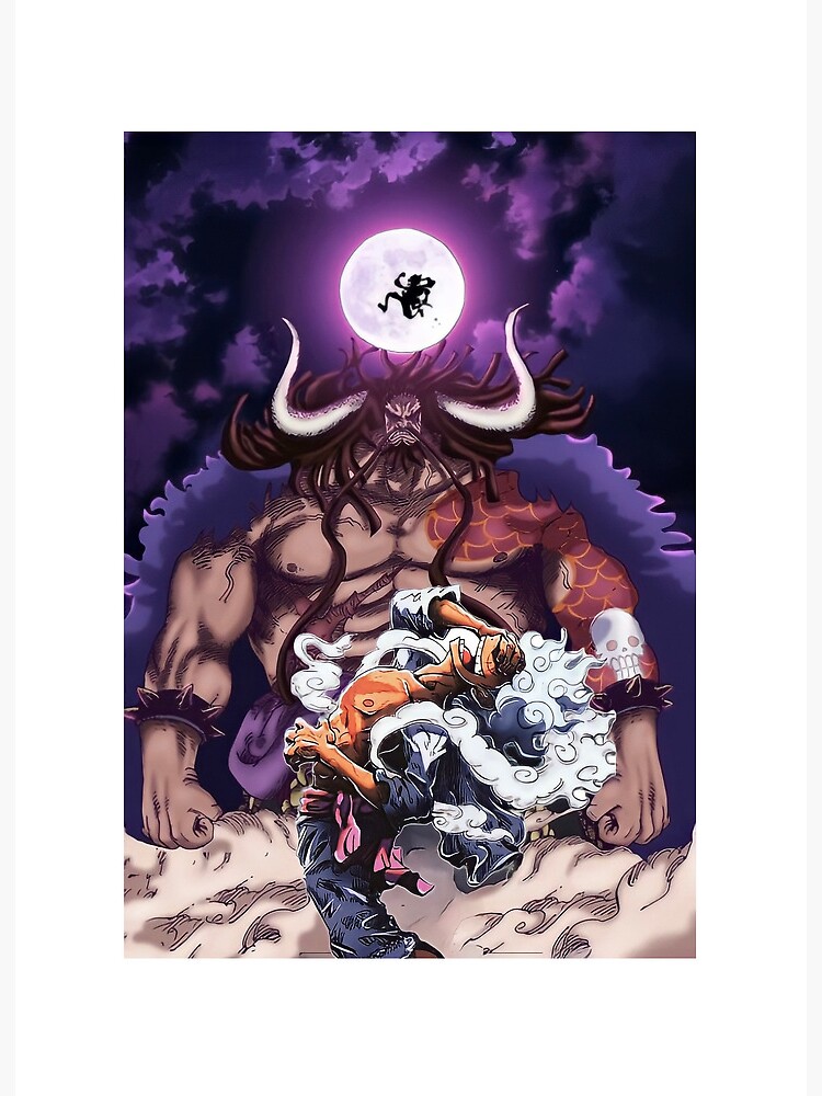 Luffy gear 5 vs Kaido iPhone Case by Mo2o