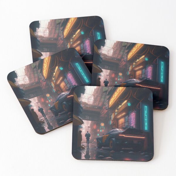 Item preview, Cyberpunk City Parking designed and sold by AICreateWorlds.