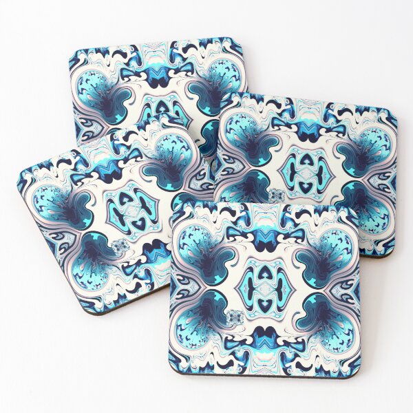 Item preview, Winter Pattern abstract liquid ice #2 designed and sold by PhiloSophyEye.