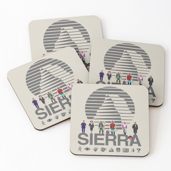 Item preview, Sierra Online Logo (DARK GREY) - Gaming Heroes and Icons - Point and Click Graphic Adventure PC Games! designed and sold by RetroTeeStudio.