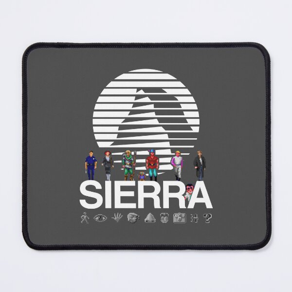 Item preview, Sierra Online Logo (WHITE) - Gaming Heroes and Icons - Point and Click Graphic Adventure PC Games! designed and sold by RetroTeeStudio.