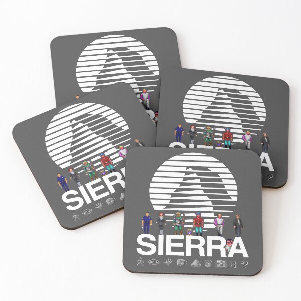 Item preview, Sierra Online Logo (WHITE) - Gaming Heroes and Icons - Point and Click Graphic Adventure PC Games! designed and sold by RetroTeeStudio.