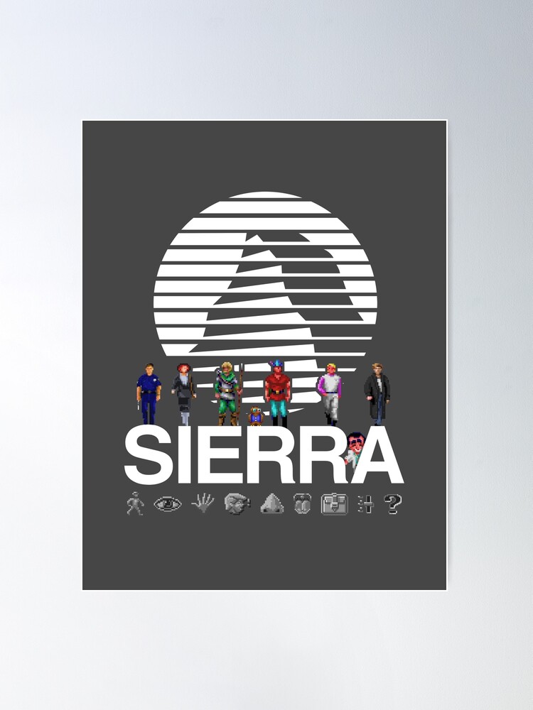 Sierra Online Logo (MAGENTA) - Gaming Heroes and Icons - Point and