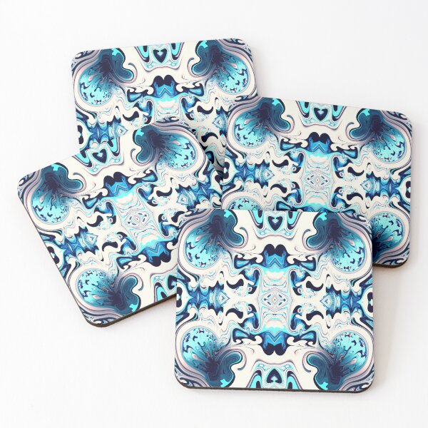 Item preview, Winter Pattern abstract liquid ice #3 designed and sold by PhiloSophyEye.