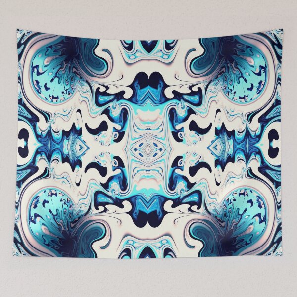 Item preview, Winter Pattern abstract liquid ice #3 designed and sold by PhiloSophyEye.