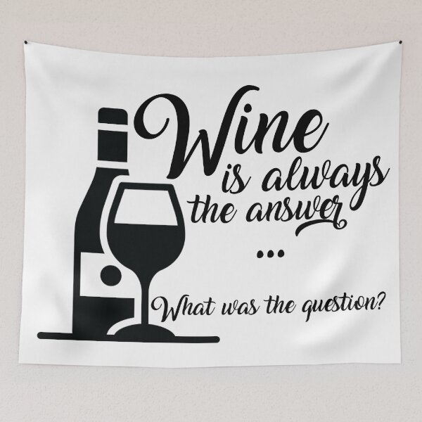 Item preview, Wine is always the answer...what was the question? designed and sold by NashG-art.