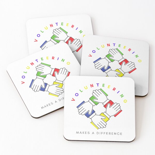 Item preview, Volunteering makes a difference designed and sold by FOREVER Motivated.