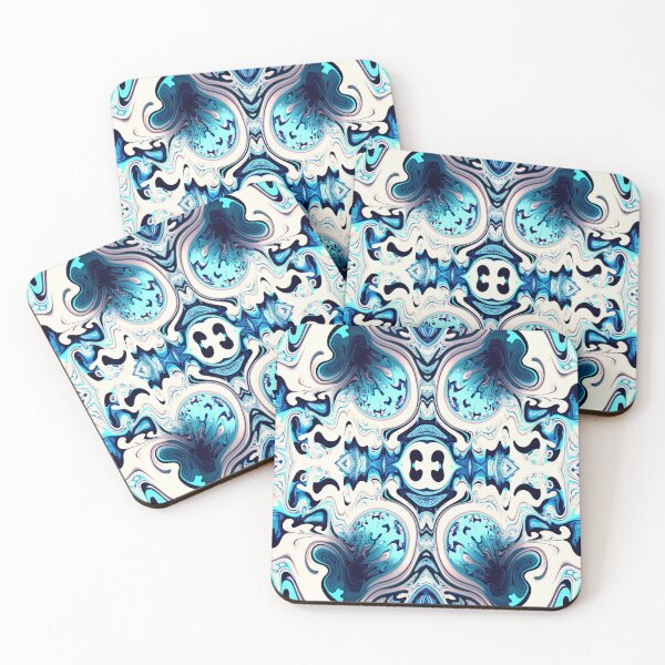 Item preview, Winter Pattern abstract liquid ice #4 designed and sold by PhiloSophyEye.
