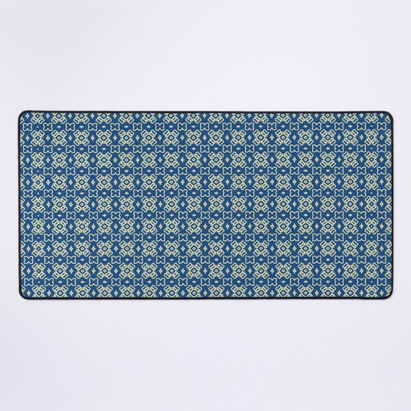 Item preview, Blue and golden entangled motifs by Code03 designed and sold by Code03.