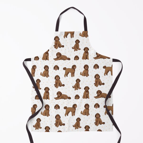 Item preview, Paquete de ilustración linda de chocolate Labradoodle designed and sold by Yarafantasyart.