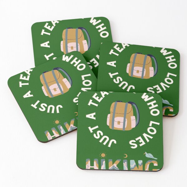 Item preview, Just a teacher who loves hiking  designed and sold by t1n3333.