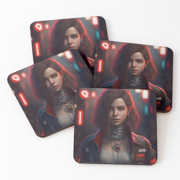 Item preview, Cyberpunk Female Photography designed and sold by AICreateWorlds.