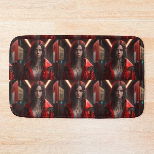 Item preview, Cyberpunk Redcoat Female Photography designed and sold by AICreateWorlds.
