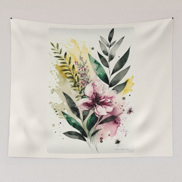 Item preview, Flower Composition -15- Watercolour designed and sold by Mitch-Angelo.