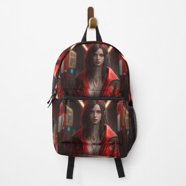 Item preview, Cyberpunk Redcoat Female Photography designed and sold by AICreateWorlds.