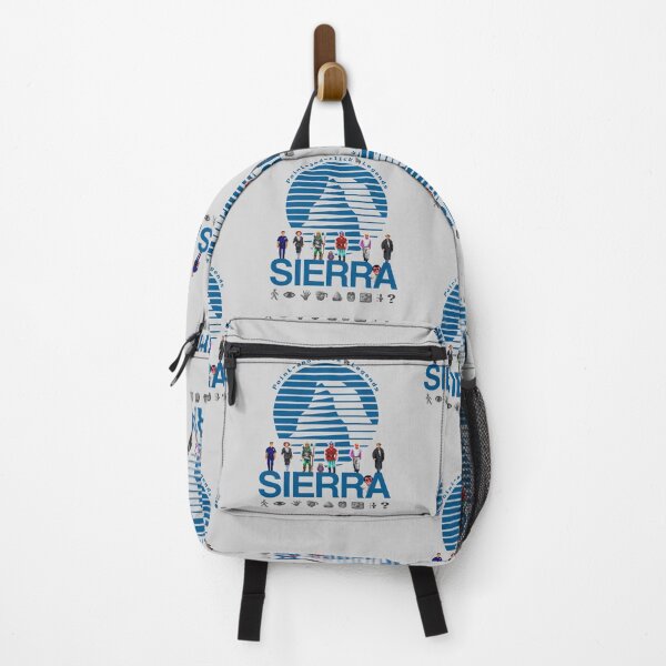 Item preview, POINT AND CLICK LEGENDS - Sierra Online Logo (CYAN) - Gaming Heroes and Icons - Graphic Adventure PC Games! designed and sold by RetroTeeStudio.