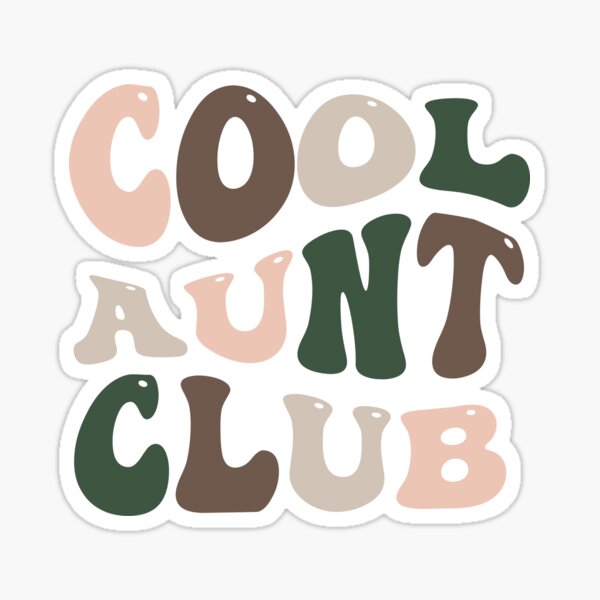 Item preview, Cool Aunt Club Groovy ,Wavy Designed Gifts For Christmas, Birthday designed and sold by yskjournal.