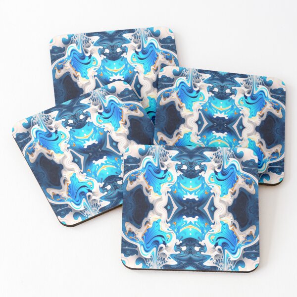 Item preview, Winter Pattern abstract liquid ice #2-2 designed and sold by PhiloSophyEye.