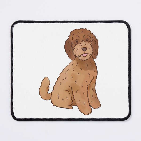 Artikelvorschau, Labradoodle süße Illustration entworfen und verkauft von Yarafantasyart.