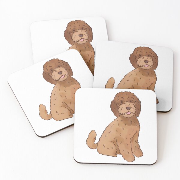 Artikelvorschau, Labradoodle süße Illustration entworfen und verkauft von Yarafantasyart.