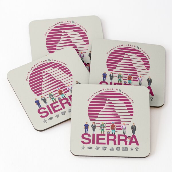 Item preview, POINT AND CLICK LEGENDS - Sierra Online Logo (MAGENTA) - Gaming Heroes and Icons - Graphic Adventure PC Games! designed and sold by RetroTeeStudio.