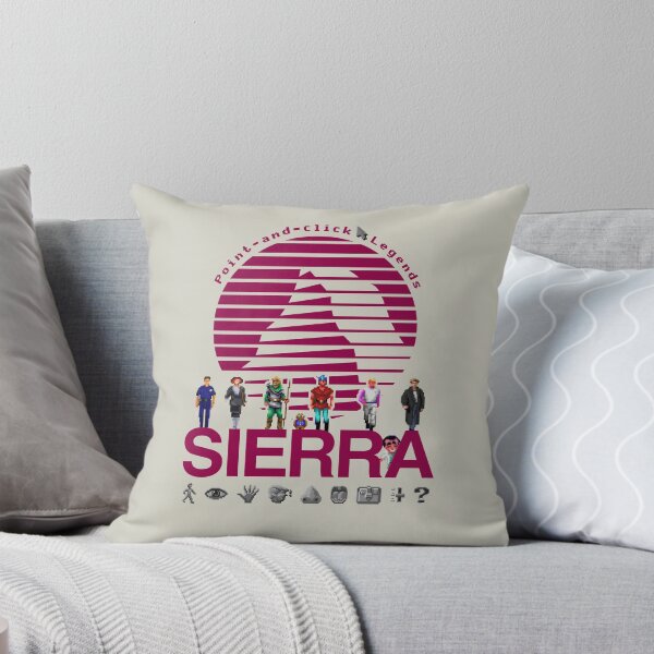Item preview, POINT AND CLICK LEGENDS - Sierra Online Logo (MAGENTA) - Gaming Heroes and Icons - Graphic Adventure PC Games! designed and sold by RetroTeeStudio.