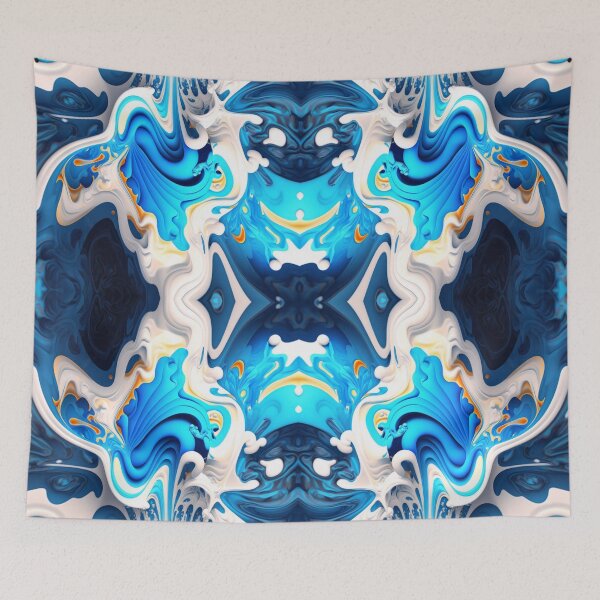 Item preview, Winter Pattern abstract liquid ice #2-2 designed and sold by PhiloSophyEye.