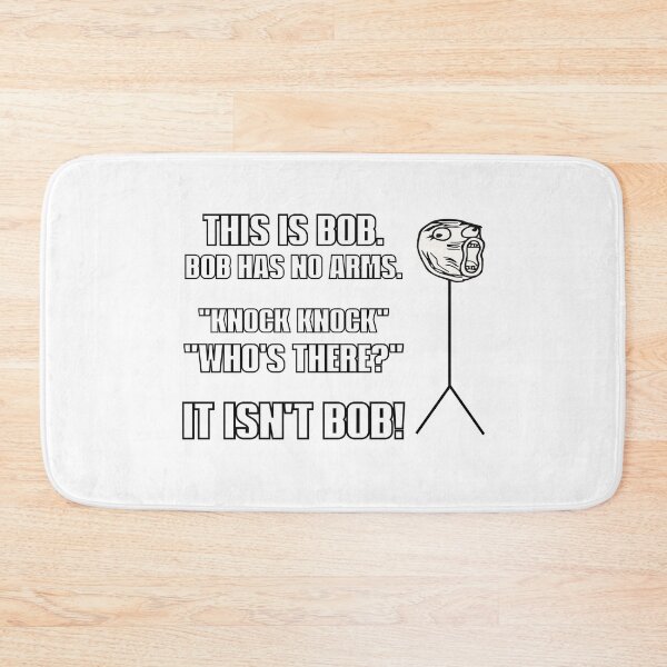 Item preview, This Is Bob. Bob has No Arms. "Knock Knock" "Who's There?" It Isn't Bob! designed and sold by Dope Trends ☑️.
