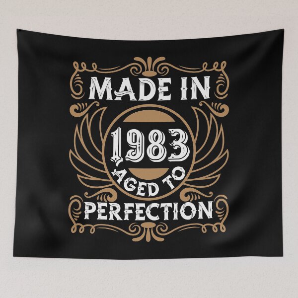 Item preview, Made in 1983 Ages to Perfection, Happy Birthday designed and sold by TADYSHOP.