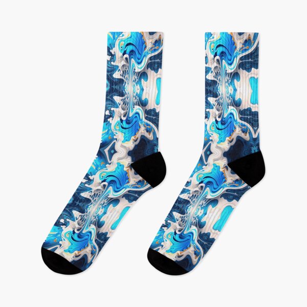 Item preview, Winter Pattern abstract liquid ice #2-3 designed and sold by PhiloSophyEye.