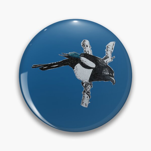 Item preview, Magpie Illustration designed and sold by CvLoria.