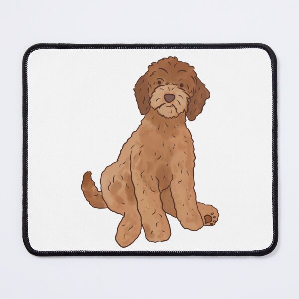 Item preview, labradoodle cute illustration designed and sold by Yarafantasyart.
