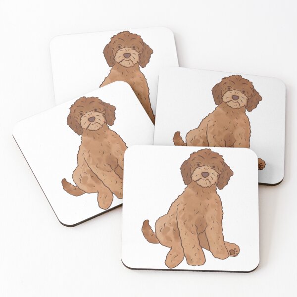 Artikelvorschau, Labradoodle süße Illustration entworfen und verkauft von Yarafantasyart.