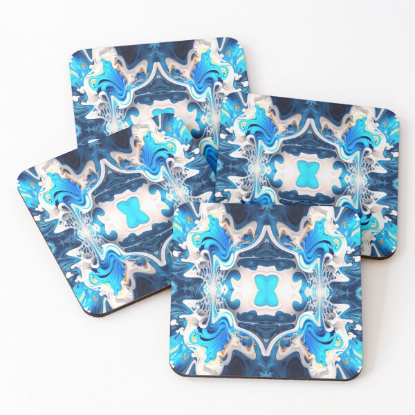 Item preview, Winter Pattern abstract liquid ice #2-4 designed and sold by PhiloSophyEye.