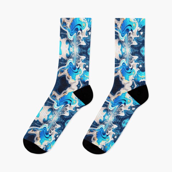 Item preview, Winter Pattern abstract liquid ice #2-4 designed and sold by PhiloSophyEye.