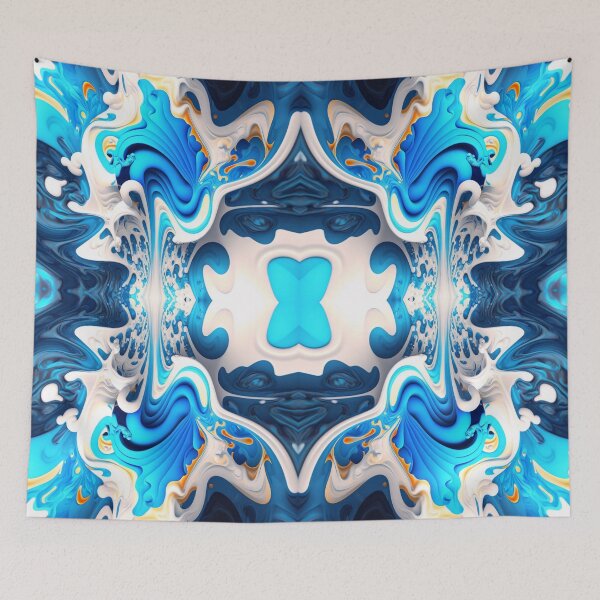 Item preview, Winter Pattern abstract liquid ice #2-4 designed and sold by PhiloSophyEye.