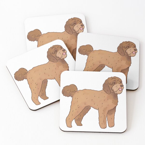Artikelvorschau, Labradoodle-Illustration entworfen und verkauft von Yarafantasyart.