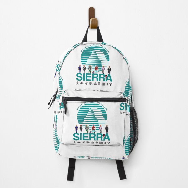 Item preview, POINT AND CLICK LEGENDS - Sierra Online Logo (CYAN) - Gaming Heroes and Icons - Graphic Adventure PC Games! designed and sold by RetroTeeStudio.
