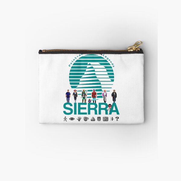Item preview, POINT AND CLICK LEGENDS - Sierra Online Logo (CYAN) - Gaming Heroes and Icons - Graphic Adventure PC Games! designed and sold by RetroTeeStudio.