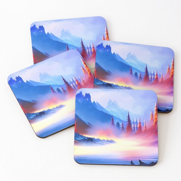 Item preview, Fire and Ice, watercolor, Ai Generated Art  designed and sold by ACC .