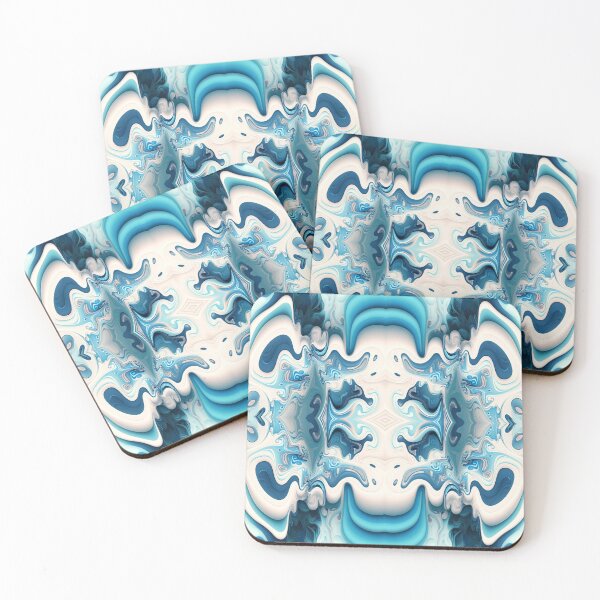 Item preview, Winter Pattern abstract liquid ice #3-1 designed and sold by PhiloSophyEye.