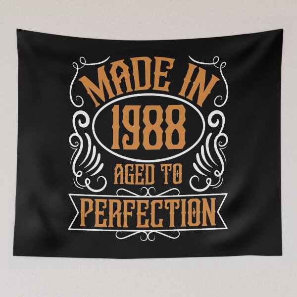Item preview, Made in 1988 Ages to Perfection, Happy Birthday designed and sold by TADYSHOP.