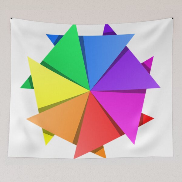 Item preview, Multicolored fower pattern design  designed and sold by Creative-draw.