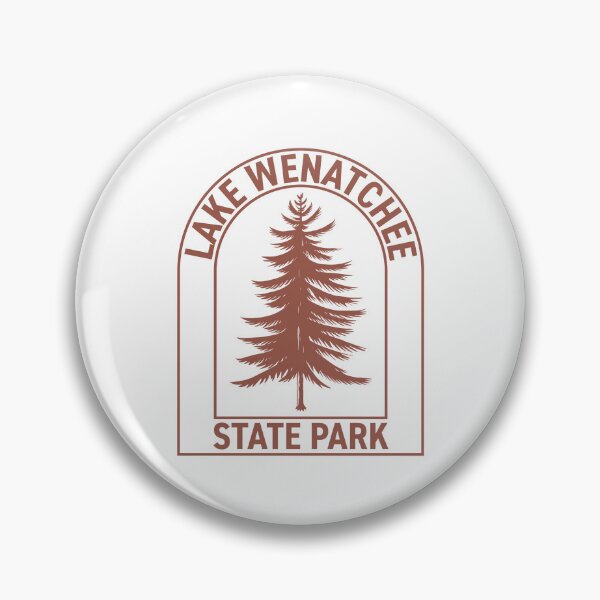 Item preview, Lake Wenatchee State Park Washington Vintage Tree designed and sold by HalpinDesign.