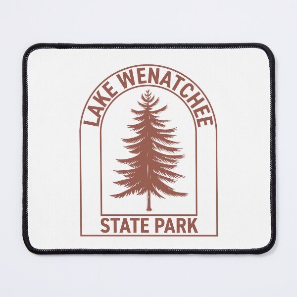 Artikelvorschau, Lake Wenatchee State Park Washington Vintage Tree entworfen und verkauft von HalpinDesign.